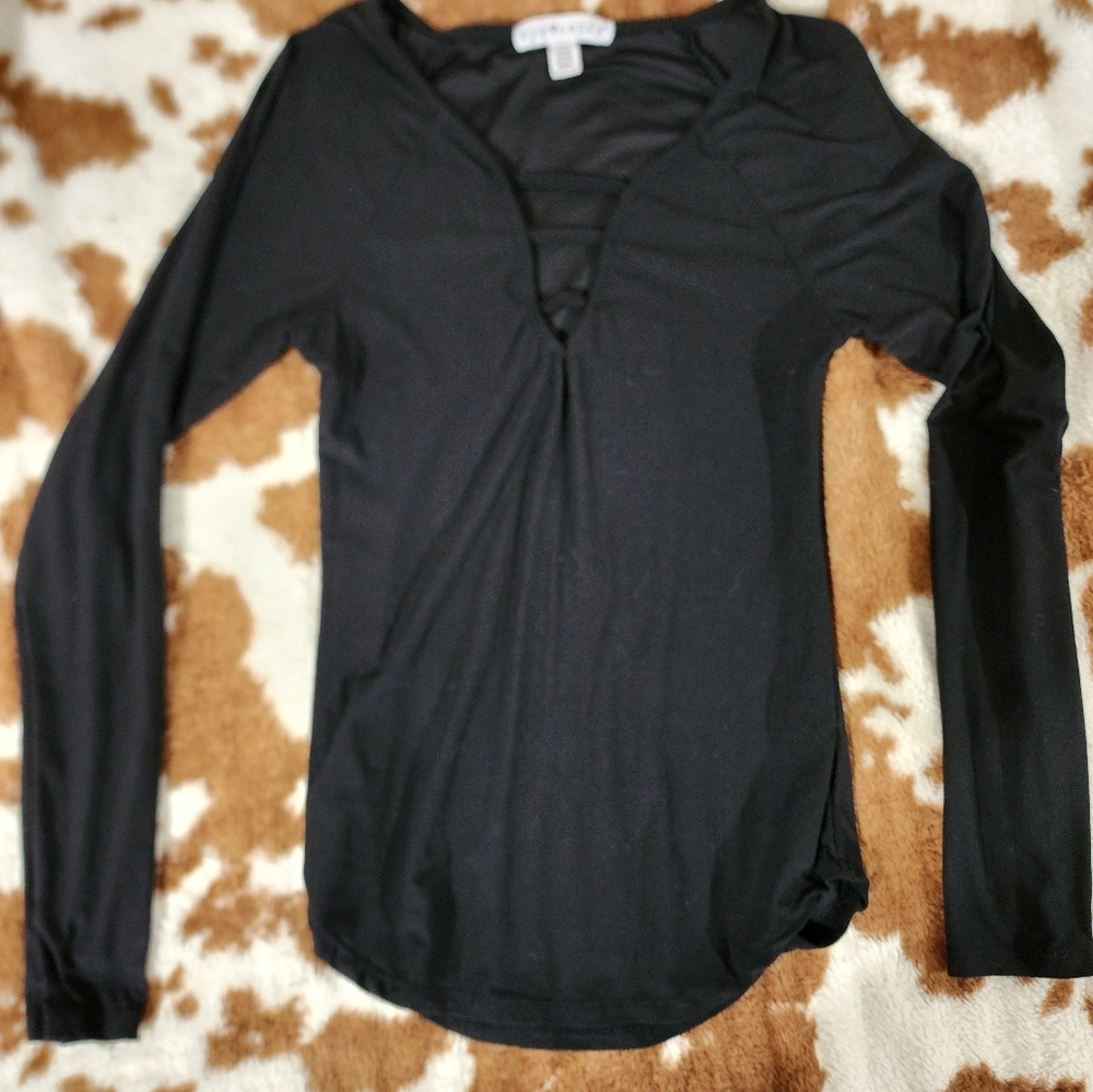 Black Long Sleeve Top